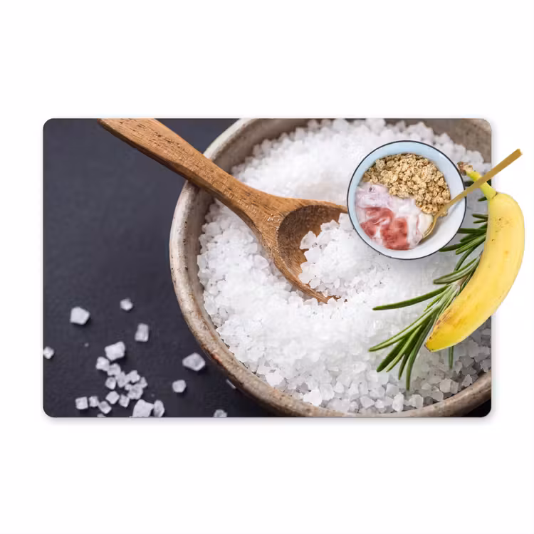 Placemat - 6 stuks - Zout - Kom - Eten — 1