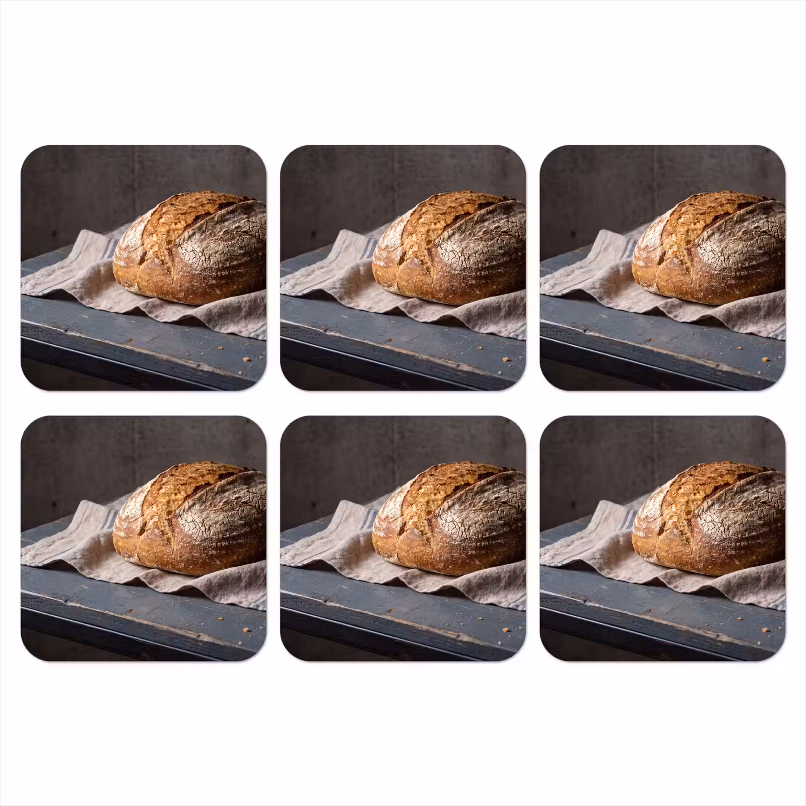 Onderzetter - Brood - Rustiek - Eten — 1