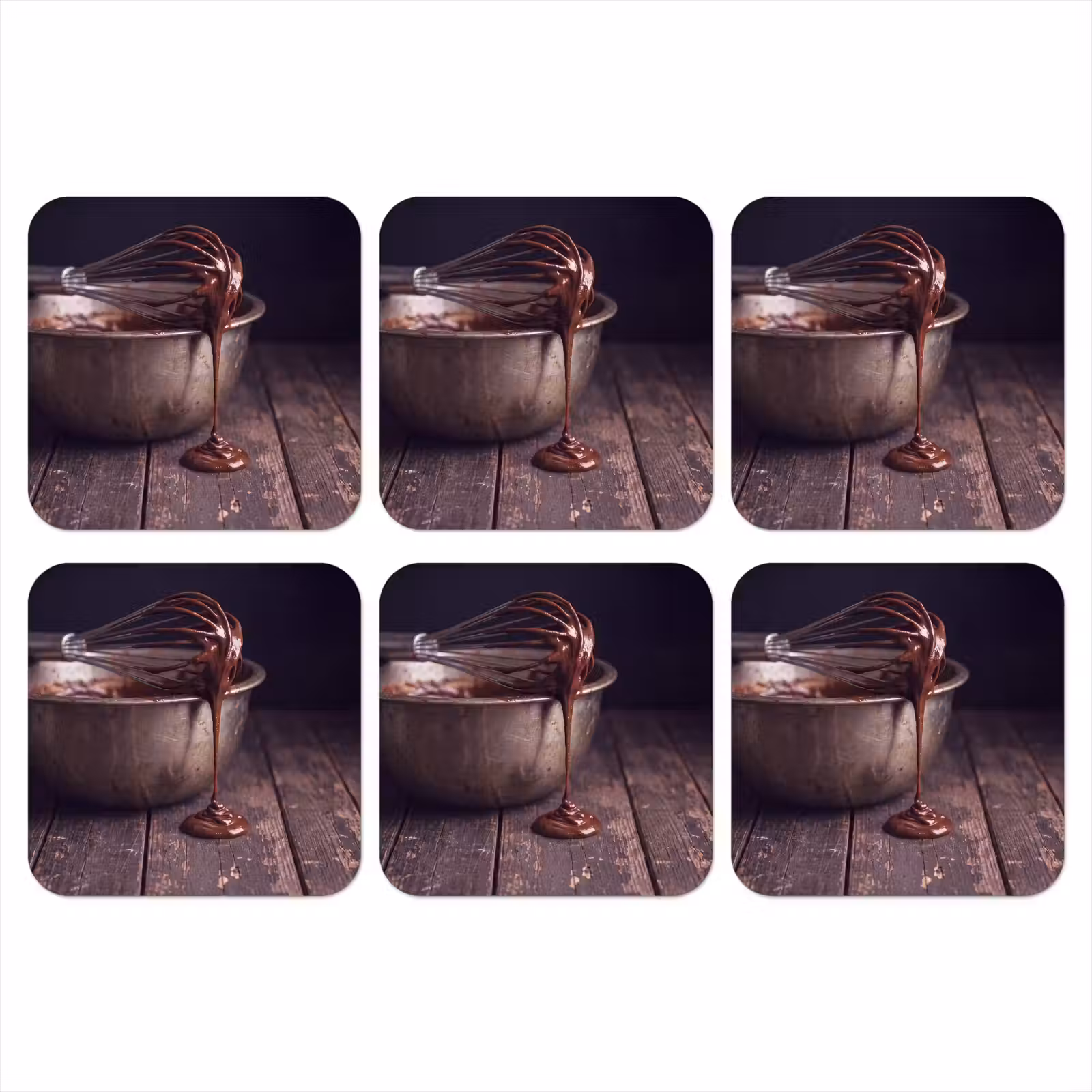 Onderzetter - Chocolade - Beslag - Eten — 1