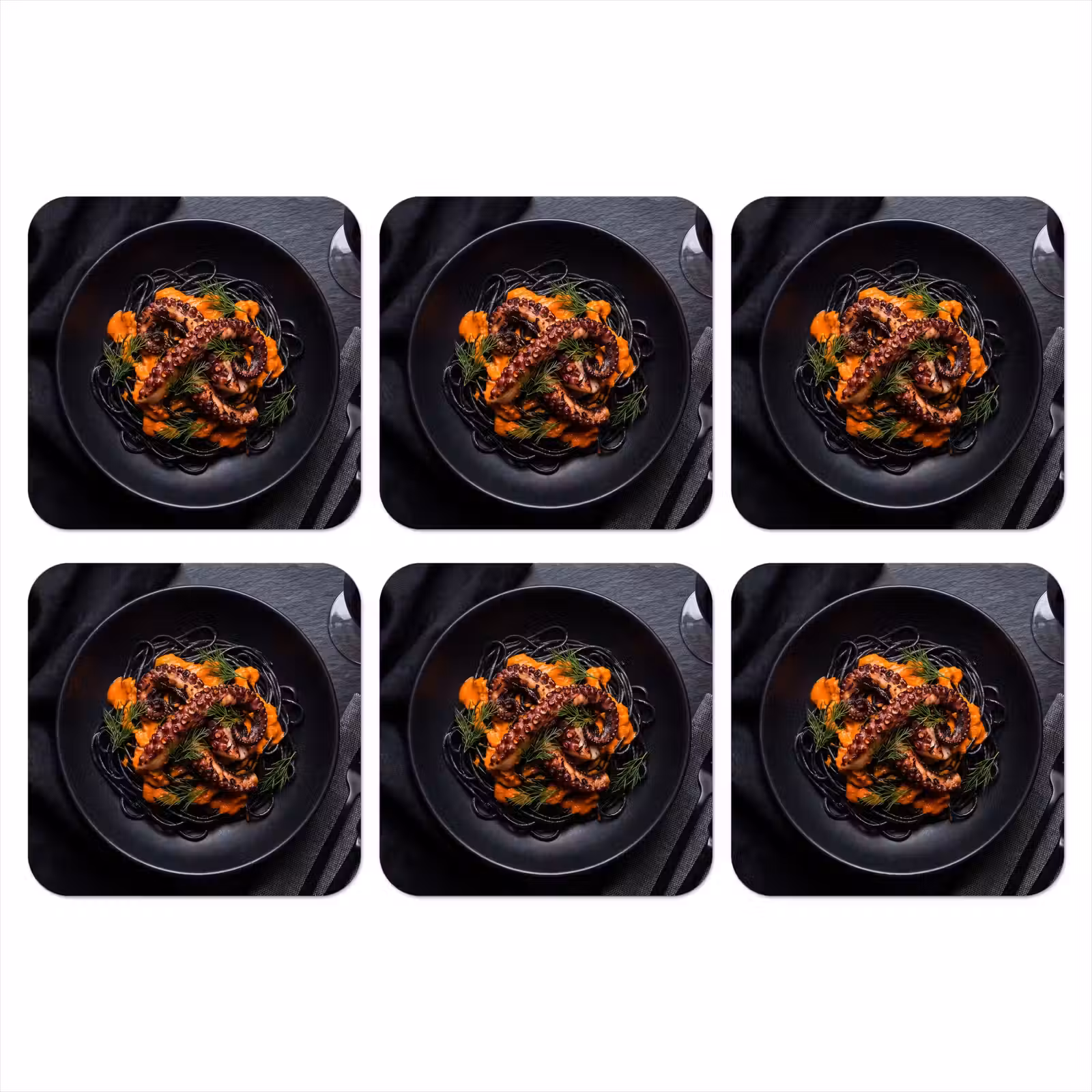 Onderzetter - Eten - Octopus - Modern — 1
