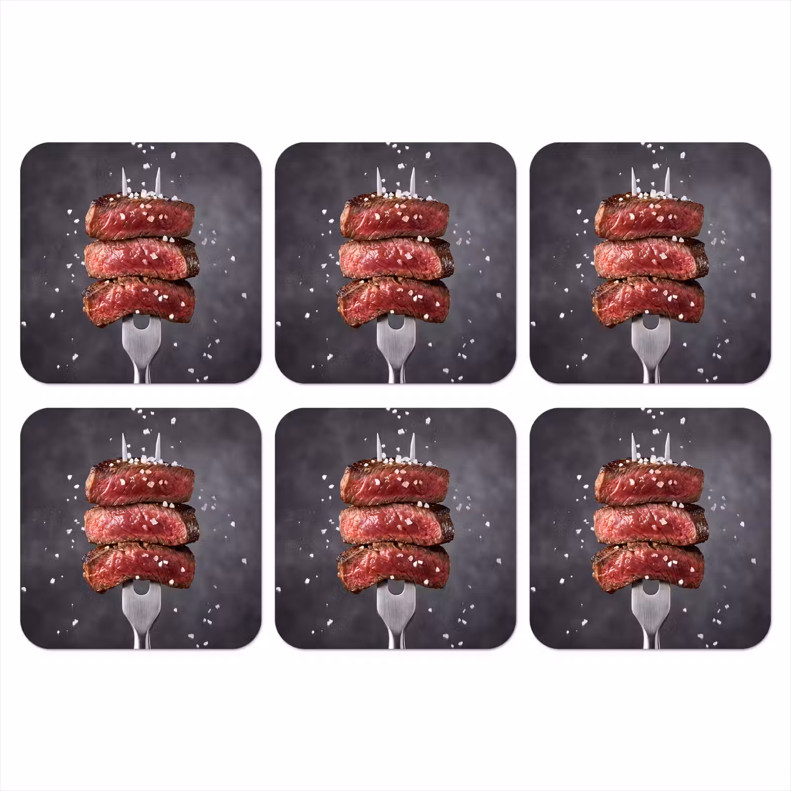 Onderzetter - Eten - Vlees - Zout — 1