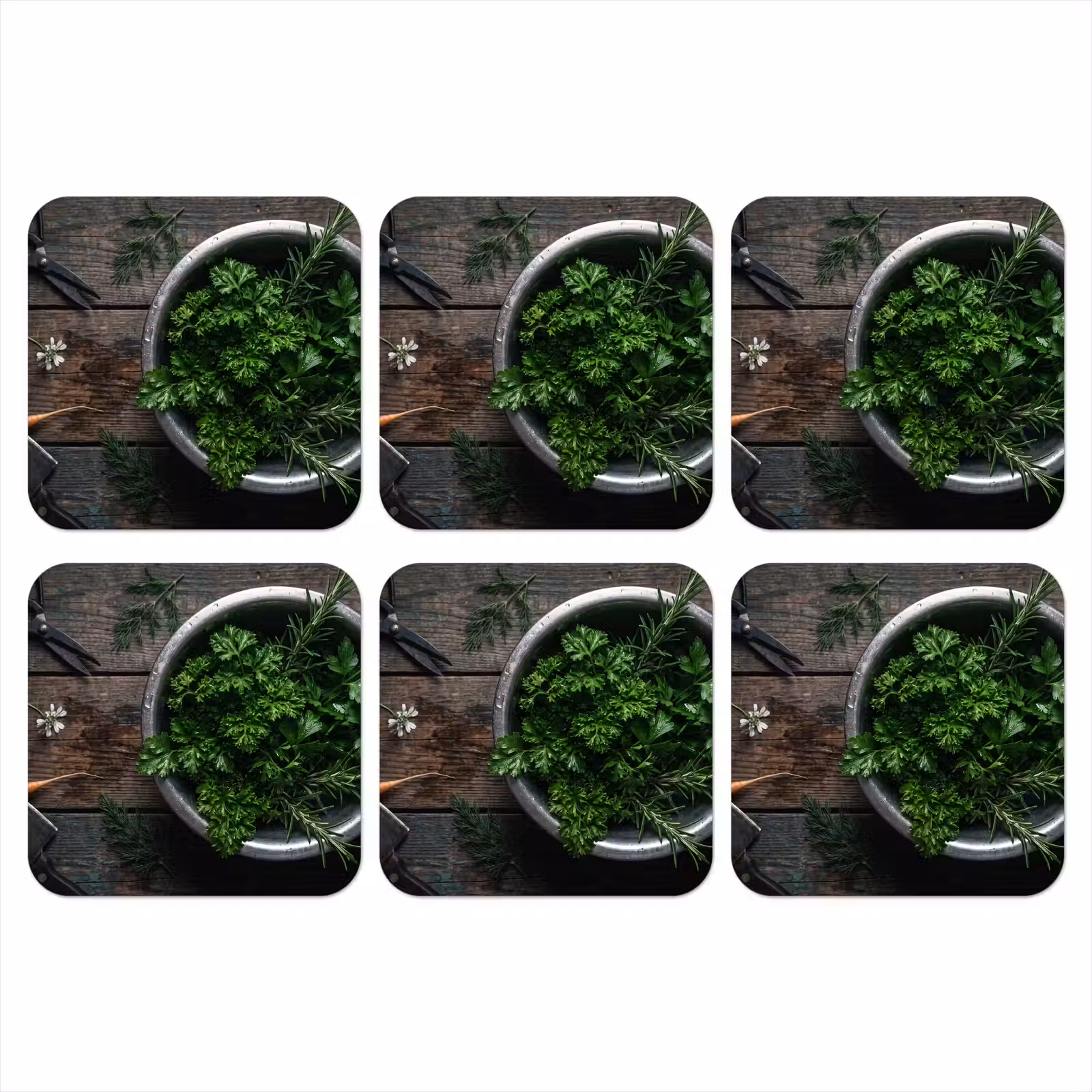 Onderzetter - Groenten - Hout - Eten — 1