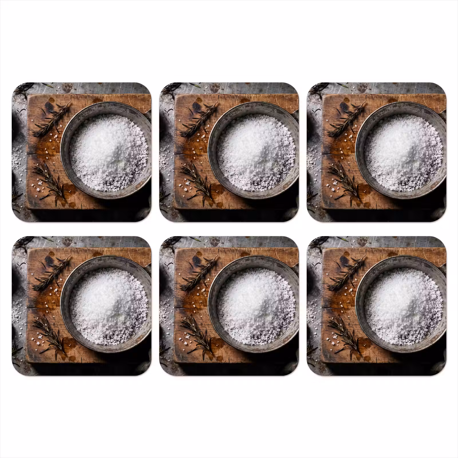 Onderzetter - Zout - Keuken - Rustiek — 1
