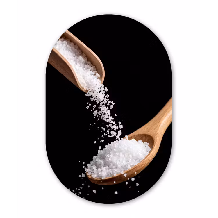 Muurovaal - Glas - Eten - Zout - Hout — 1