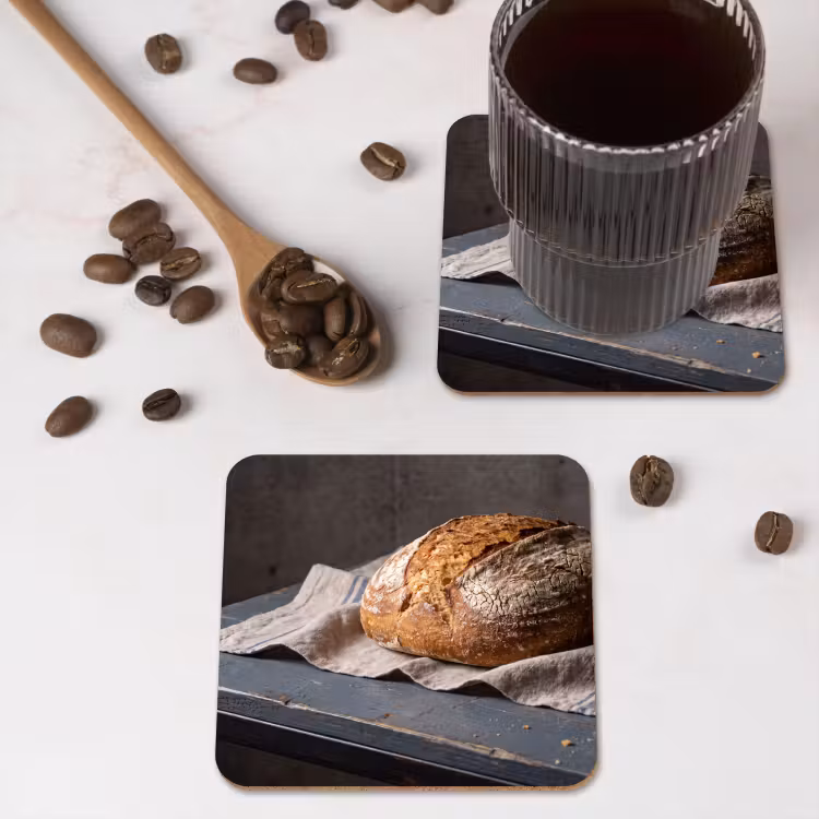 Onderzetter - Brood - Rustiek - Eten — 4