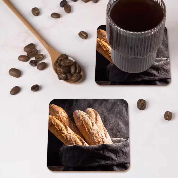 Onderzetter - Brood - Zak - Eten — 4