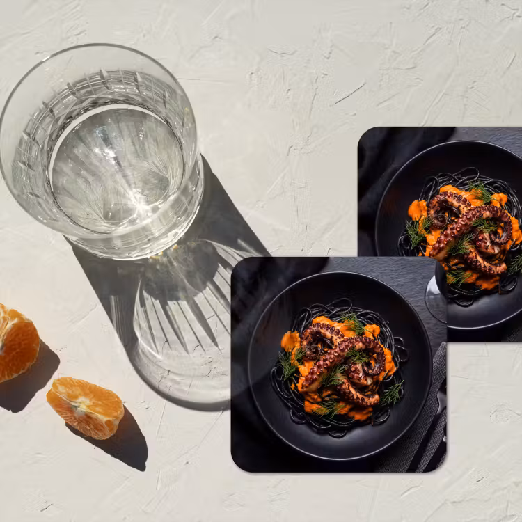 Onderzetter - Eten - Octopus - Modern — 2