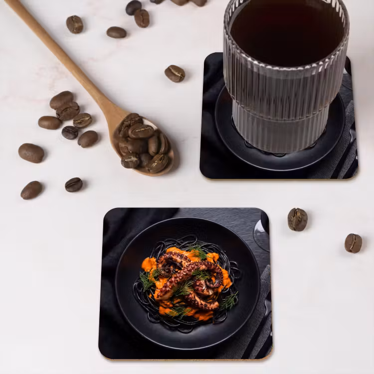 Onderzetter - Eten - Octopus - Modern — 4