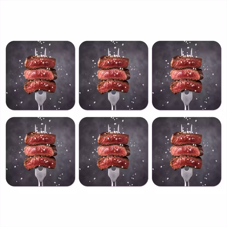 Onderzetter - Eten - Vlees - Zout — 1