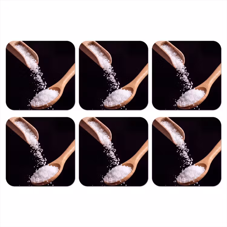Onderzetter - Eten - Zout - Hout — 1