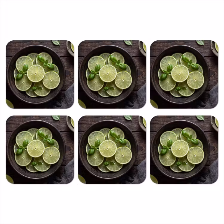 Onderzetter - Fruit - Groen - Eten — 1