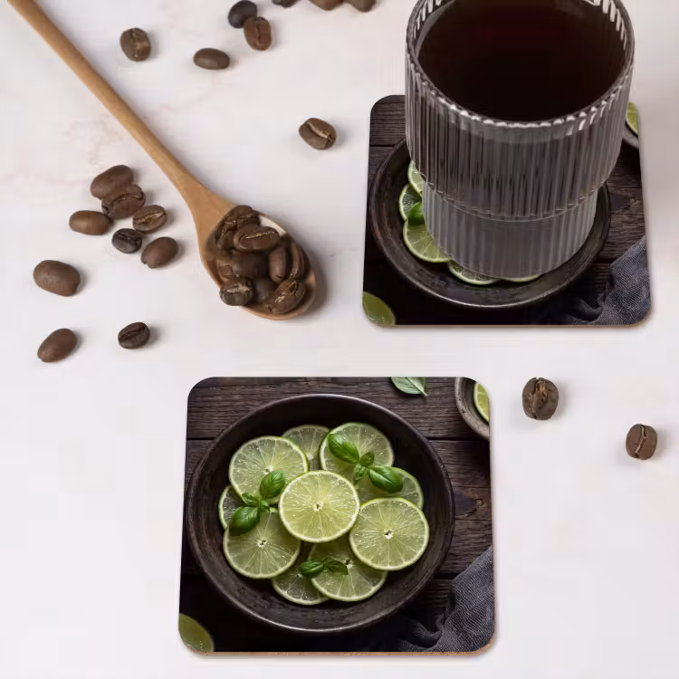 Onderzetter - Fruit - Groen - Eten — 4