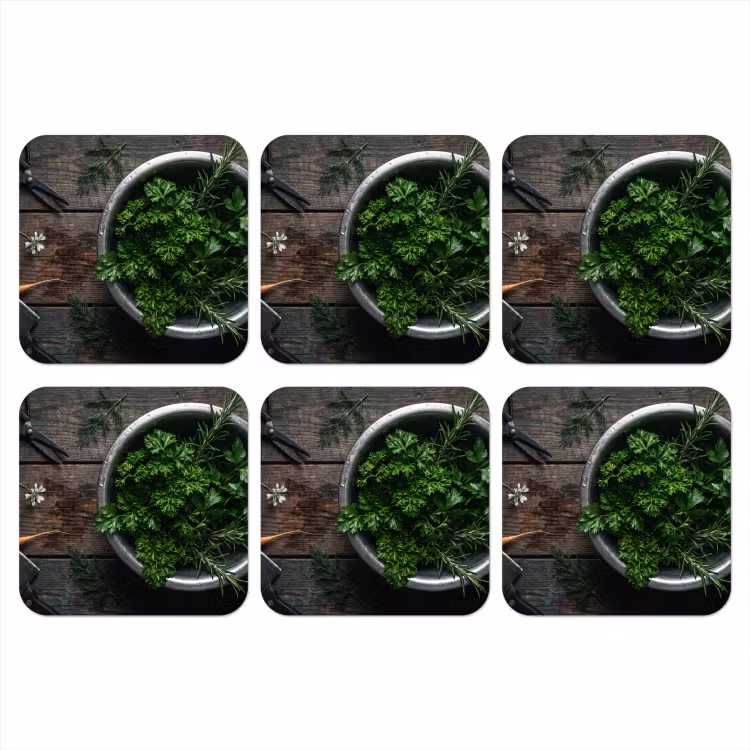 Onderzetter - Groenten - Hout - Eten — 1