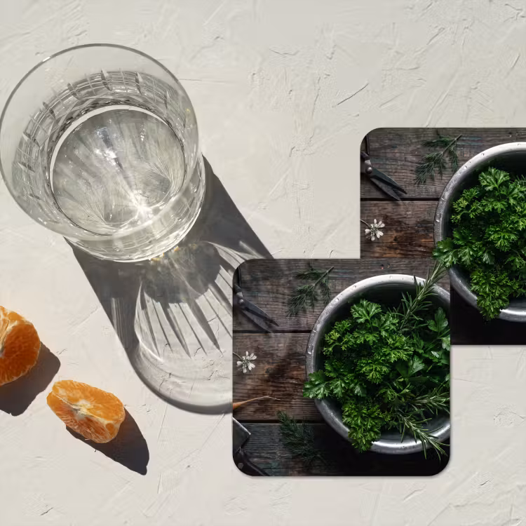 Onderzetter - Groenten - Hout - Eten — 2