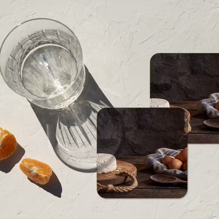 Onderzetter - Meel - Eieren - Eten — 2