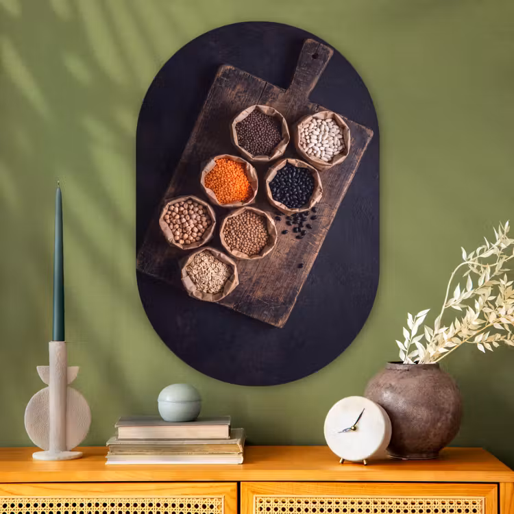 Muurovaal - Glas - Eten - Zakjes - Voeding — 2