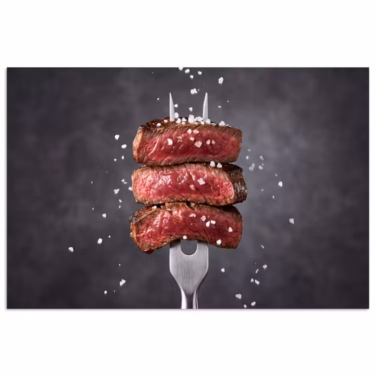 Poster - Eten - Vlees - Zout — 1