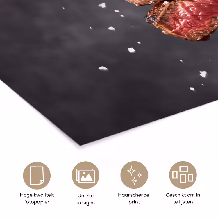 Poster - Eten - Vlees - Zout — 5