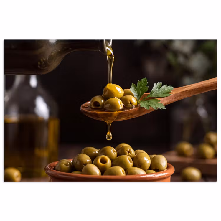 Poster - Olijven - Olijfolie - Eten — 1