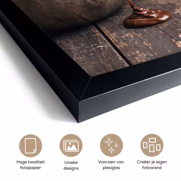 Poster met lijst - Chocolade - Beslag - Eten — 6