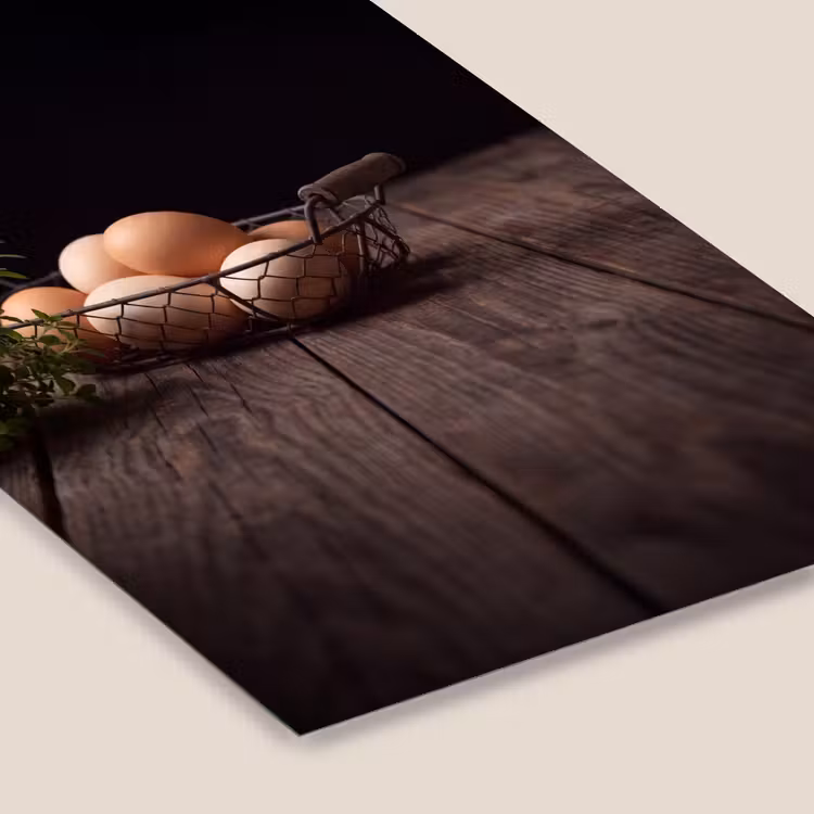 Poster met lijst - Eieren - Mand - Eten — 7
