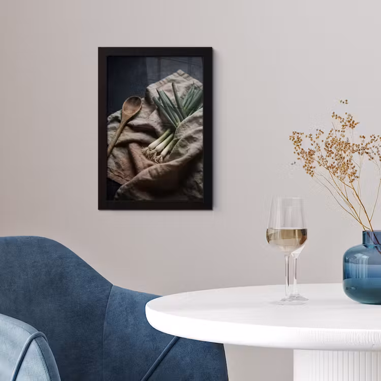 Poster met lijst - Eten - Lepel - Rustiek — 4