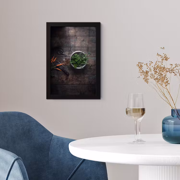 Poster met lijst - Groenten - Hout - Eten — 4