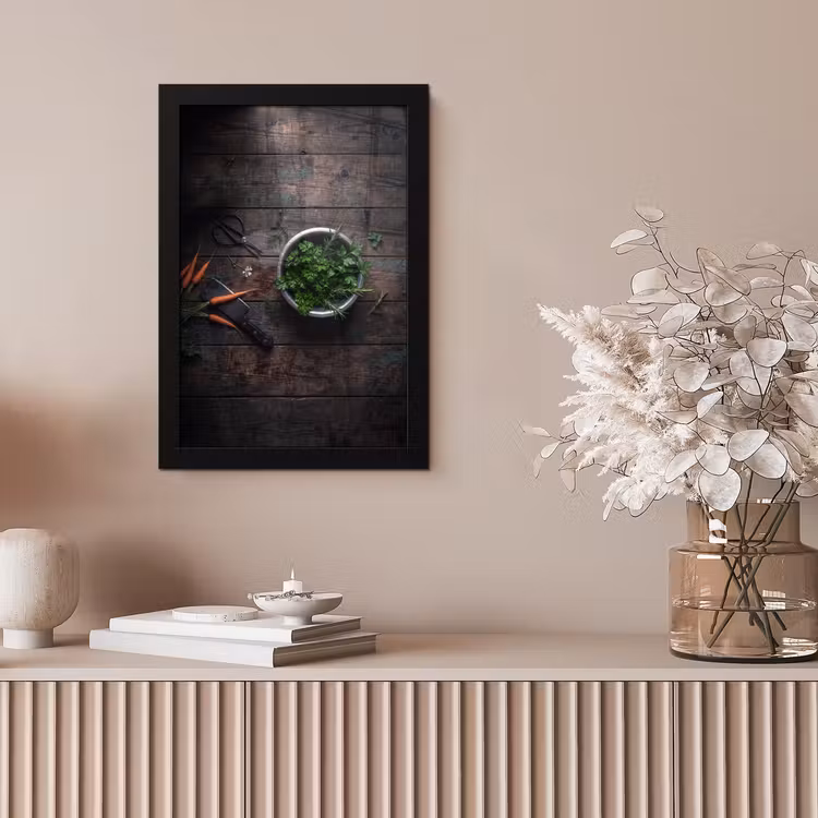 Poster met lijst - Groenten - Hout - Eten — 5