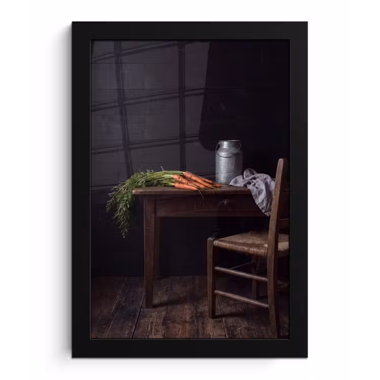 Poster met lijst - Groenten - Rustiek - Stilleven — 1