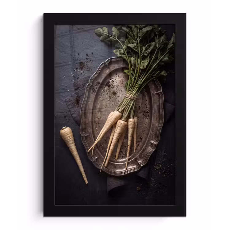 Poster met lijst - Groenten - Still-leven - Donker — 1