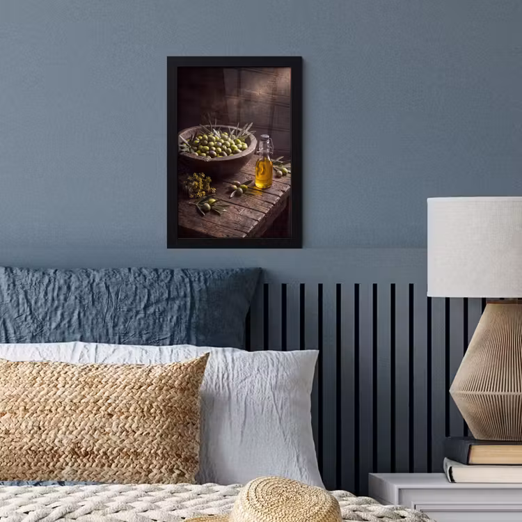 Poster met lijst - Olijven - Eten - Rustiek — 3