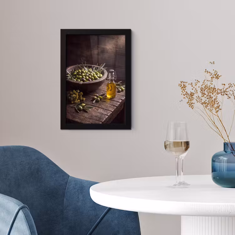 Poster met lijst - Olijven - Eten - Rustiek — 4
