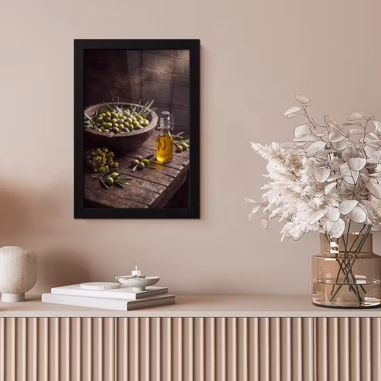 Poster met lijst - Olijven - Eten - Rustiek — 5