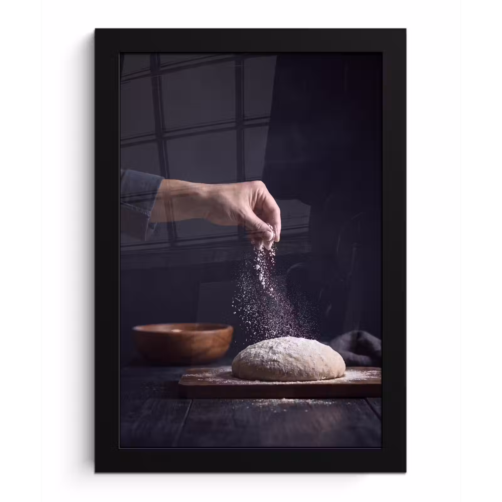 Poster met lijst - Deeg - Hand - Bakken — 1
