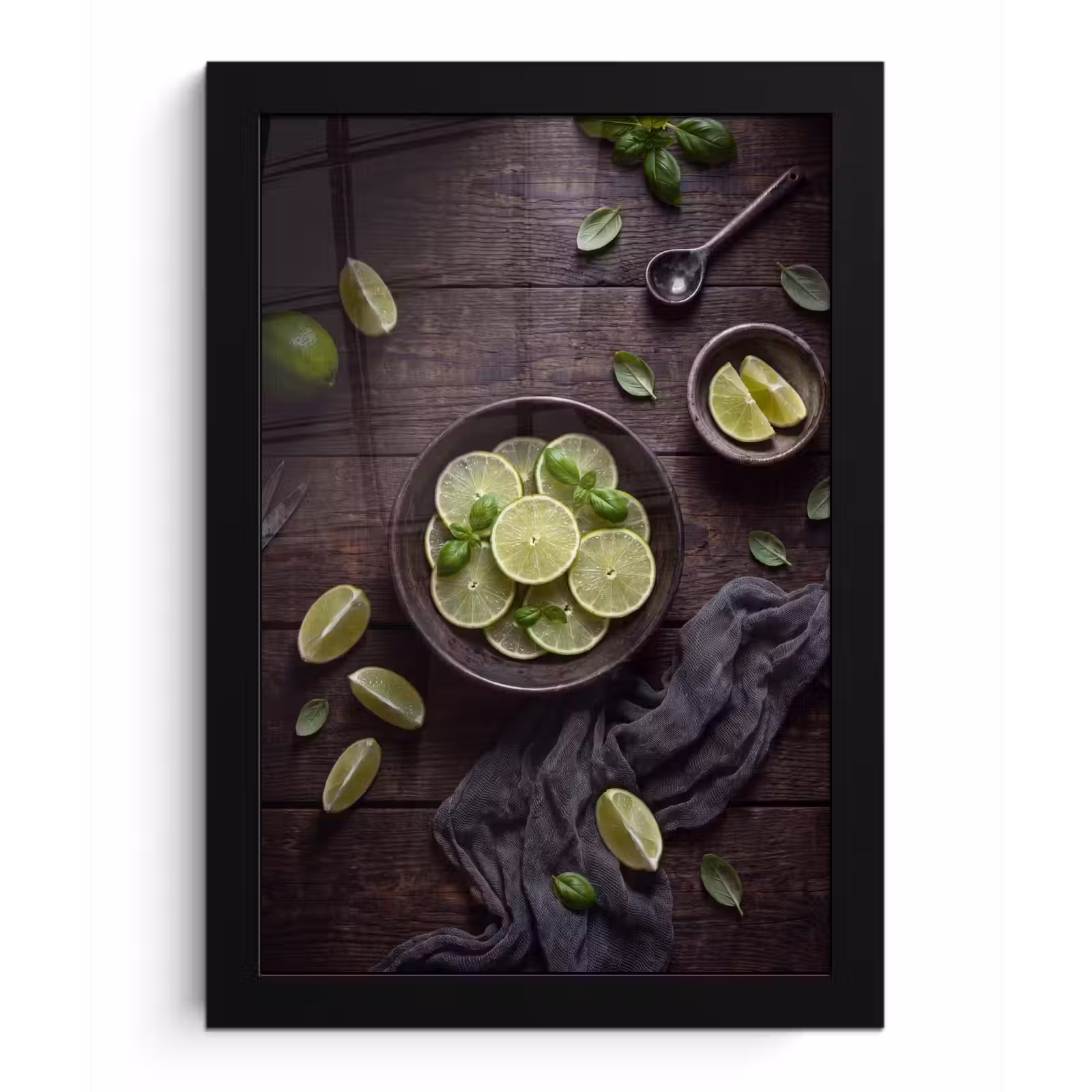Poster met lijst - Fruit - Groen - Eten — 1