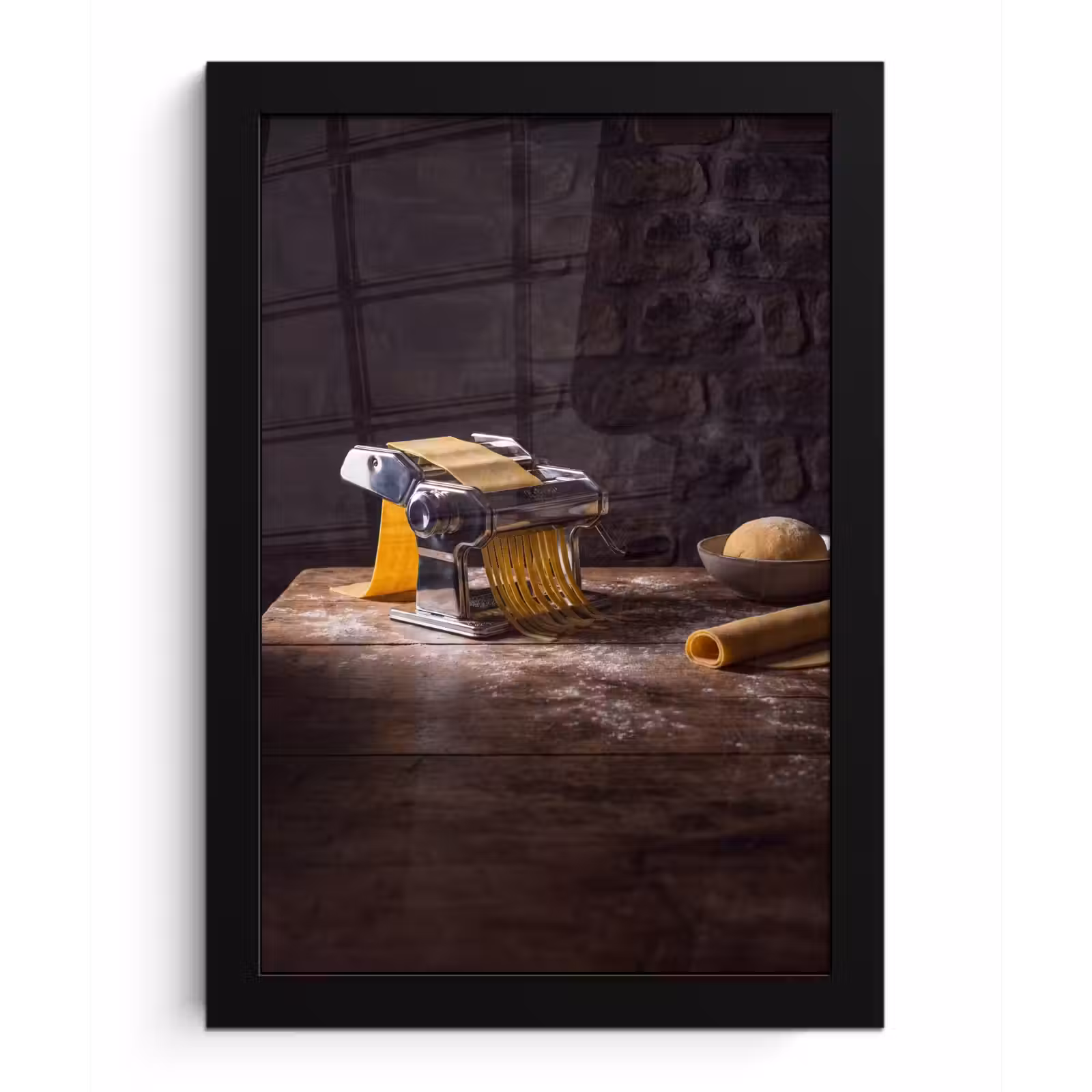 Poster met lijst - Pasta - Vers - Koken — 1
