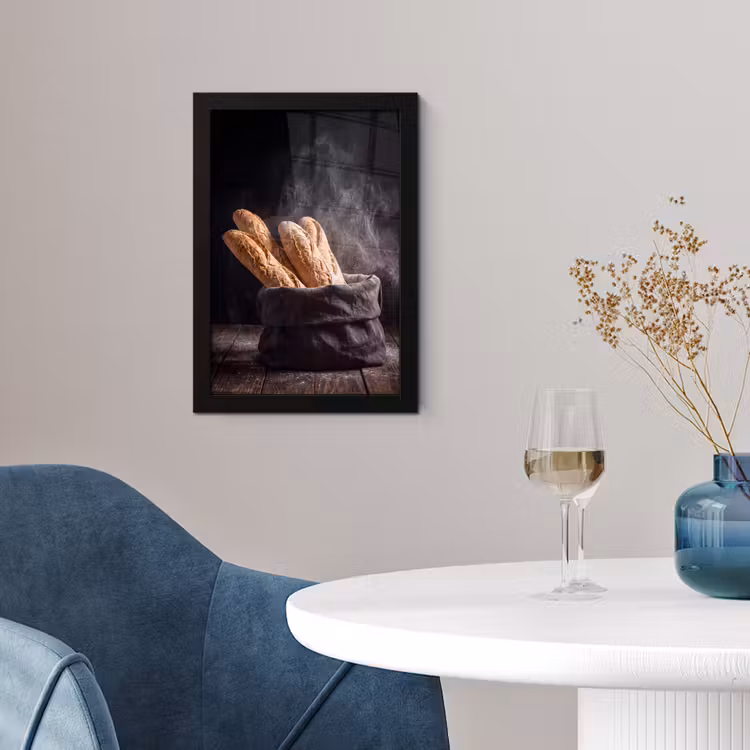 Poster met lijst - Brood - Zak - Eten — 4