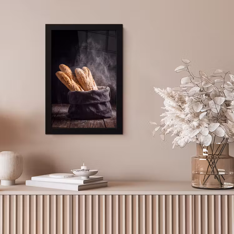 Poster met lijst - Brood - Zak - Eten — 5