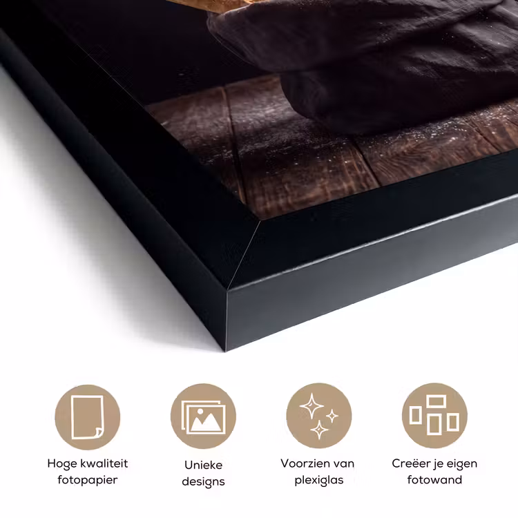 Poster met lijst - Brood - Zak - Eten — 6