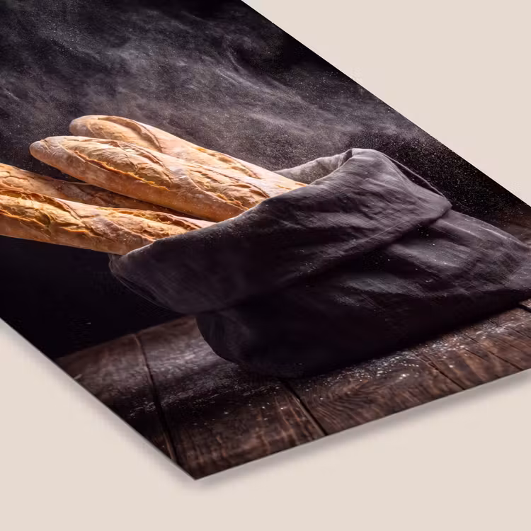 Poster met lijst - Brood - Zak - Eten — 7