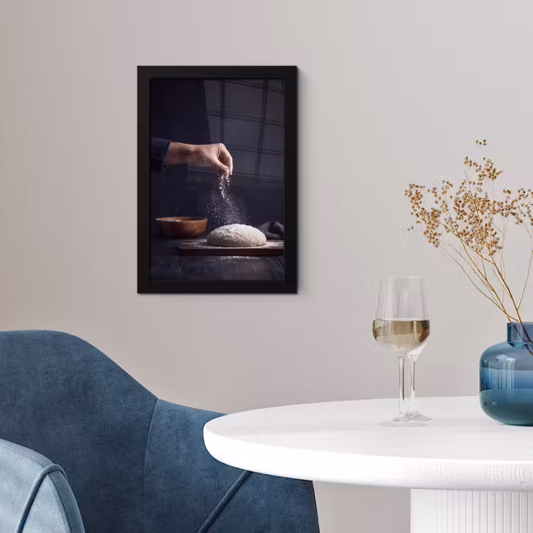 Poster met lijst - Deeg - Hand - Bakken — 4