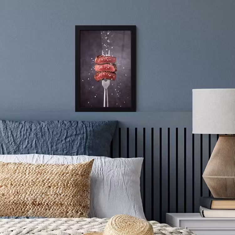Poster met lijst - Eten - Vlees - Zout — 3