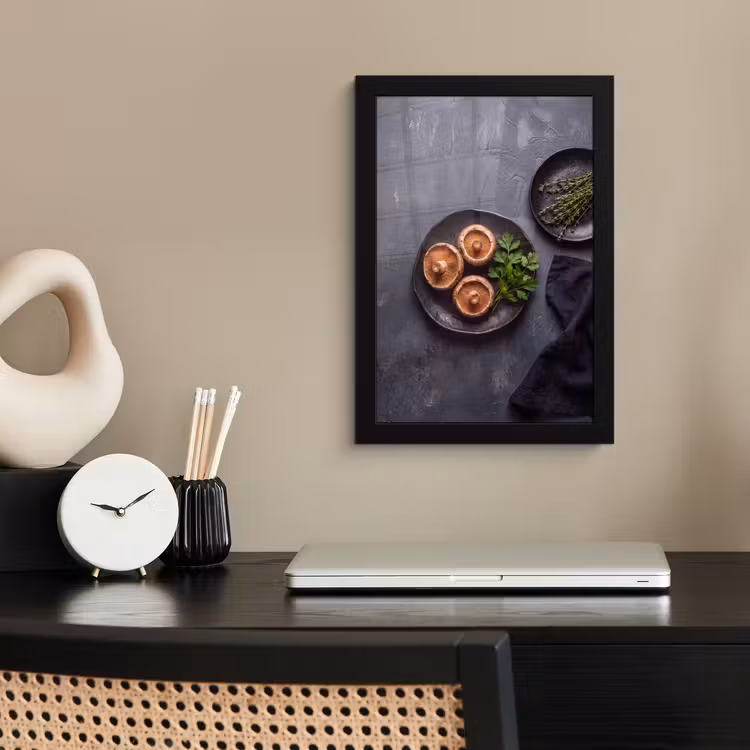 Poster met lijst - Paddestoelen - Kruiden - Eten — 2