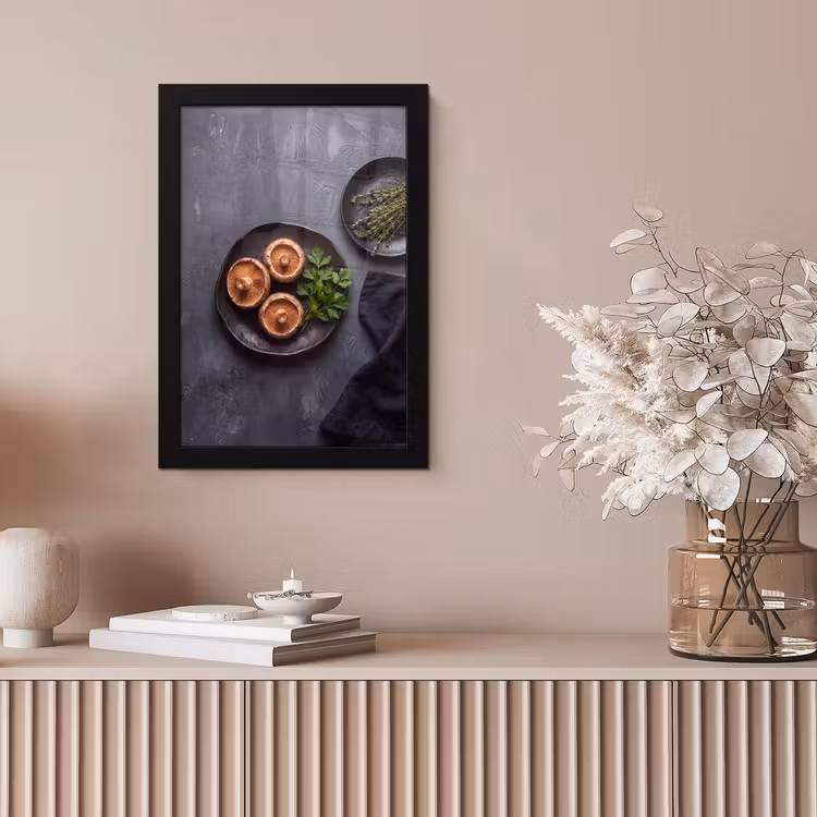 Poster met lijst - Paddestoelen - Kruiden - Eten — 5
