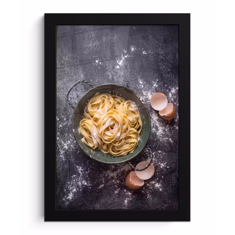 Poster met lijst - Pasta - Keuken - Eten — 1