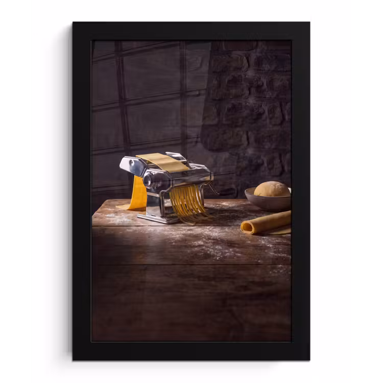 Poster met lijst - Pasta - Vers - Koken — 1