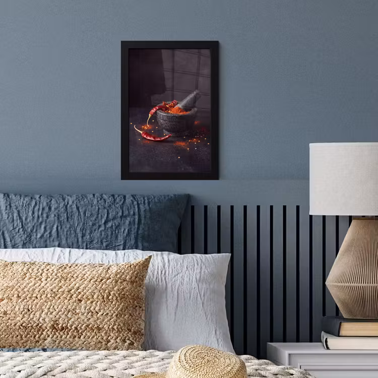 Poster met lijst - Specerijen - Vijzel - Rood — 3