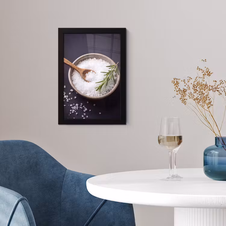 Poster met lijst - Zout - Kom - Eten — 4