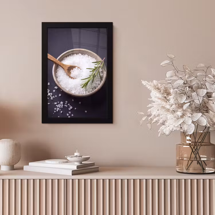 Poster met lijst - Zout - Kom - Eten — 5