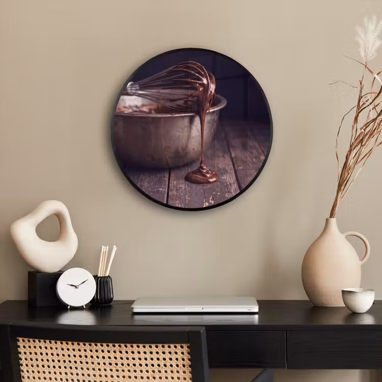 Ronde fotolijst - Chocolade - Beslag - Eten — 3